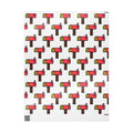 Hand-Drawn Pink Mailbox Wrapping Paper | Patterned Gift Wrap Roll
