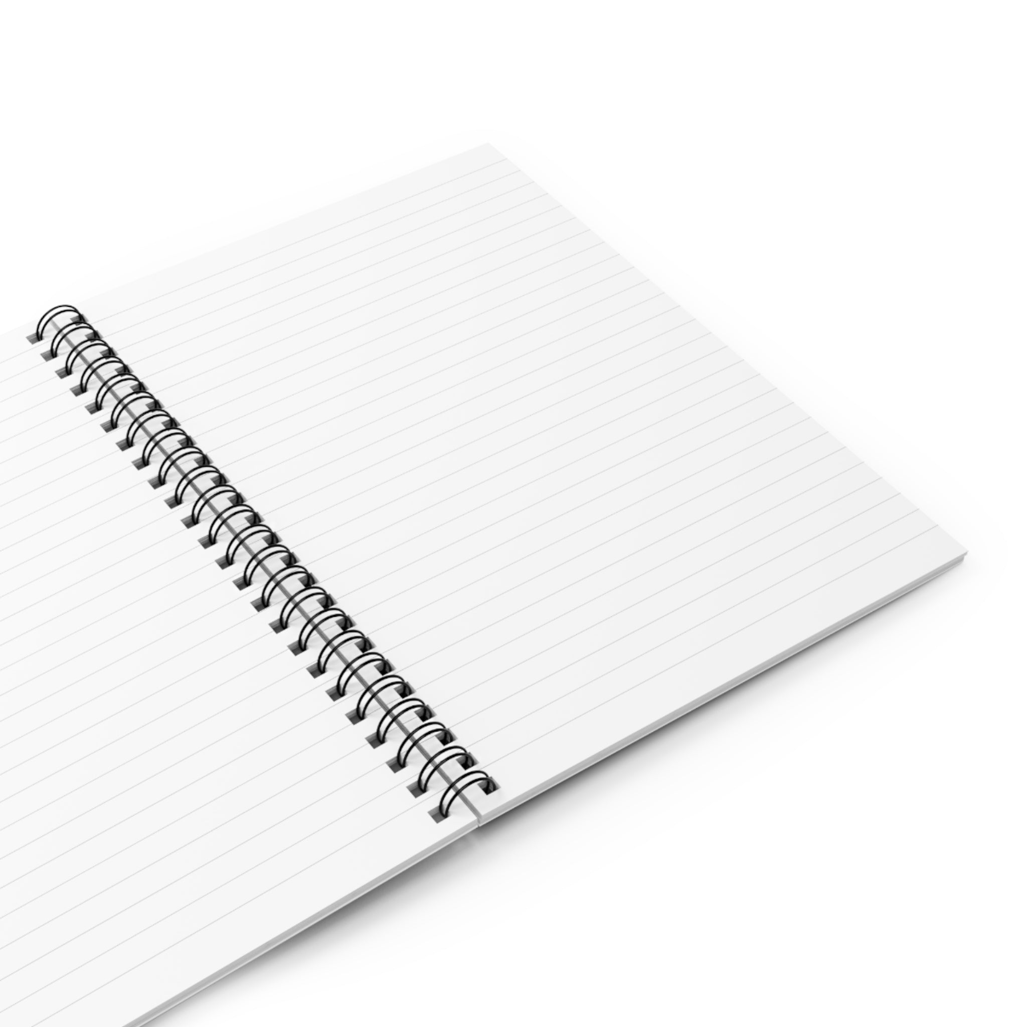Hand-Drawn Cute Calico Cat Notebook | Spiral Ruled Notebook