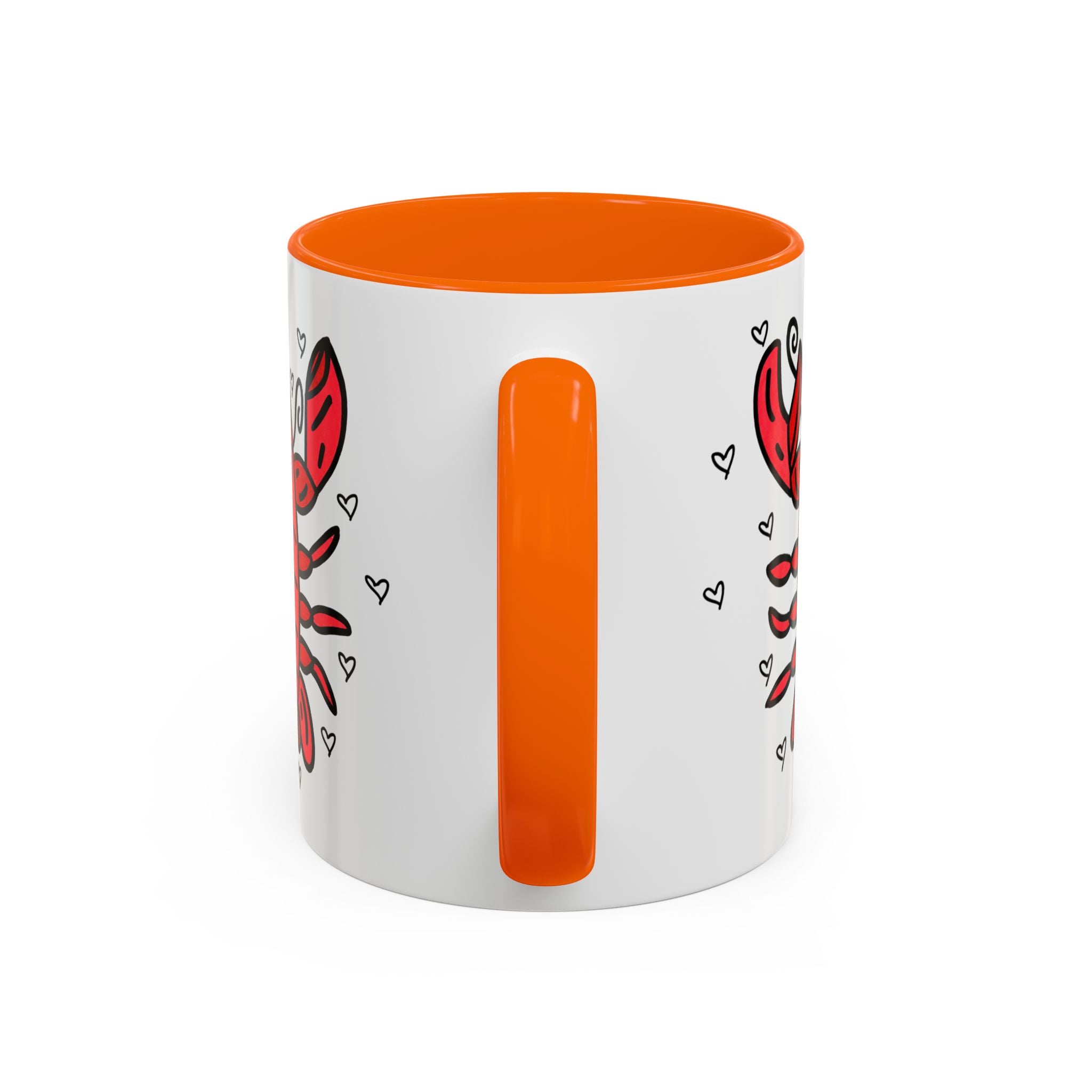 Hand-Drawn Cute Red Lobster Mug | Accent Coffee Mug 11oz 15oz