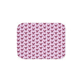 Hand-Drawn Pink Bow Pattern Sherpa Blanket | Cozy Reversible Throw
