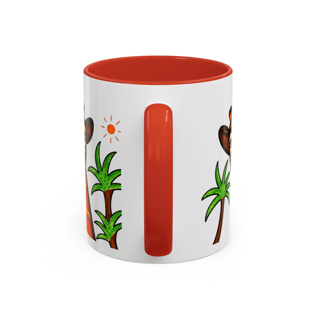 Hand-Drawn Peeking Giraffe Safari Mug | Accent Coffee Mug 11oz 15oz