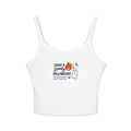 Hand-Drawn Have a Spooky Halloween ghost pumpkin and spider Tank Top | Festive Halloween crop tank