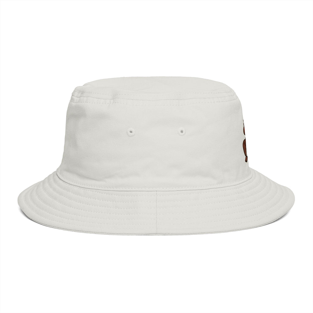 Hand-Drawn Cute Squirrel Illustration Bucket Hat | Forest Animal, Whimsical Woodland Creature Style