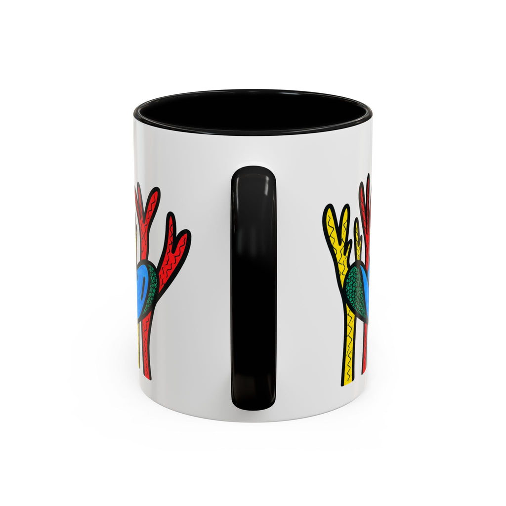 Hand-Drawn Blue Stingray Illustration Mug | Accent Coffee Mug (11, 15oz)