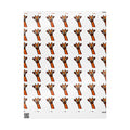 Hand-Drawn Peeking Giraffe Wrapping Paper | Animal Pattern Gift Wrap