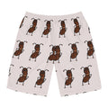 Hand-Drawn Dancing Ant Pattern Board Shorts | All-Over Print