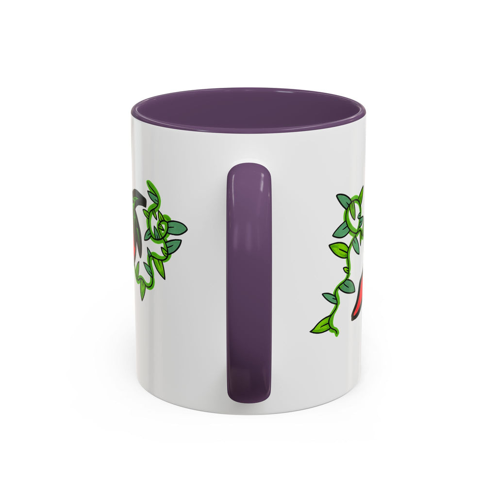 Hand-Drawn Cute Chili Pepper Vine Coffee Mug | Hot Veggie Accent Mug