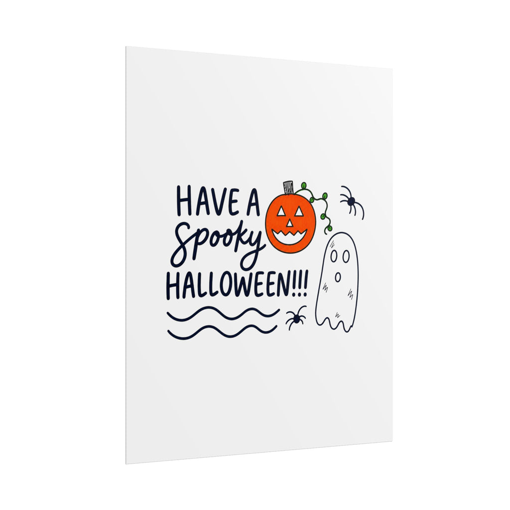 Hand-Drawn Have a Spooky Halloween Poster | Rolled Halloween Wall Art