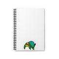 Hand-Drawn Smiling Sea Turtle Spiral Notebook | Ruled Lined Journal