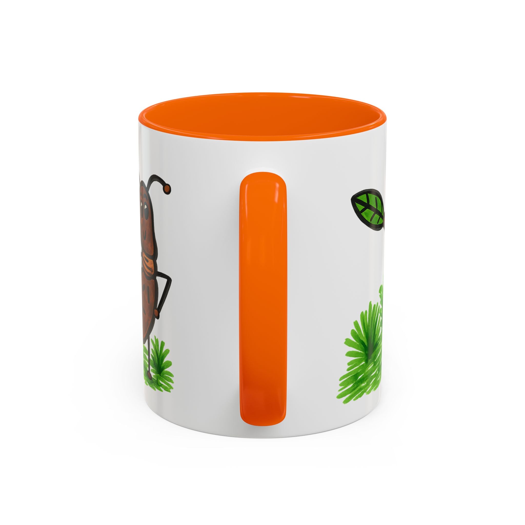 Hand-Drawn Dancing Ant Illustration Mug | Accent Coffee Mug