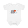 Hand-Drawn Have a Spooky Halloween ghost pumpkin infant bodysuit | Halloween baby onesie