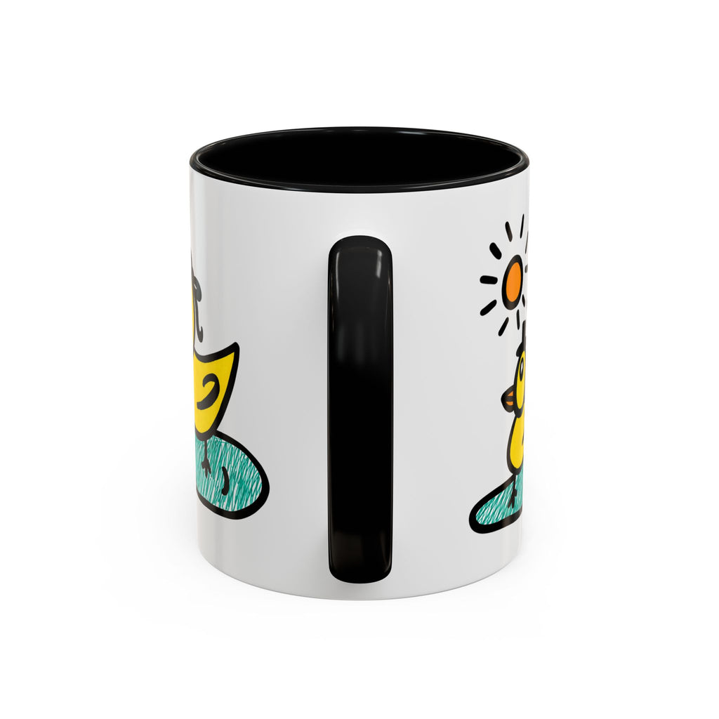 Hand-Drawn Cute Ducks in Pond Mug | Accent Coffee Mug 11oz 15oz