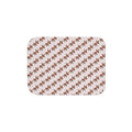 Hand-Drawn Brown Moose Pattern Sherpa Blanket | Repeating Woodland Creature Print