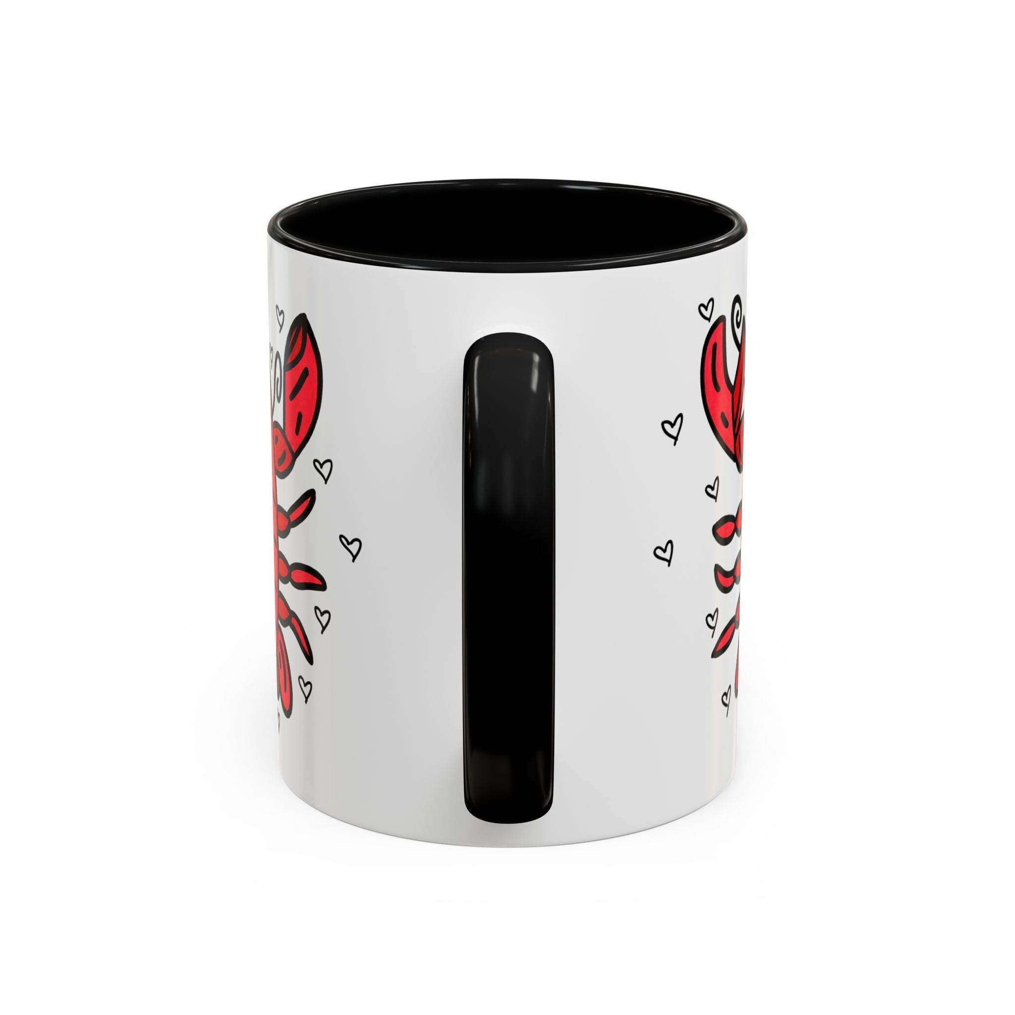 Hand-Drawn Cute Red Lobster Mug | Accent Coffee Mug 11oz 15oz