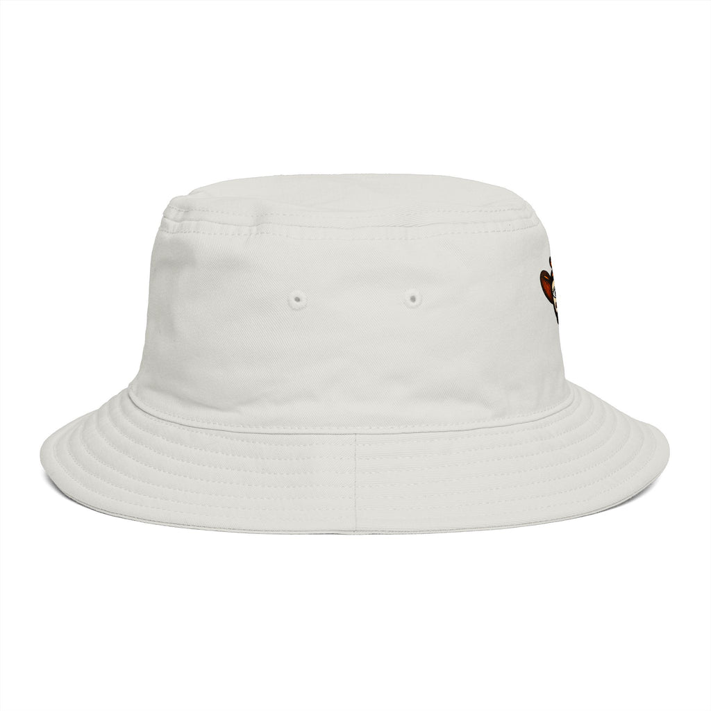 Hand-Drawn Cute Giraffe Face Bucket Hat | Playful Safari Animal Design