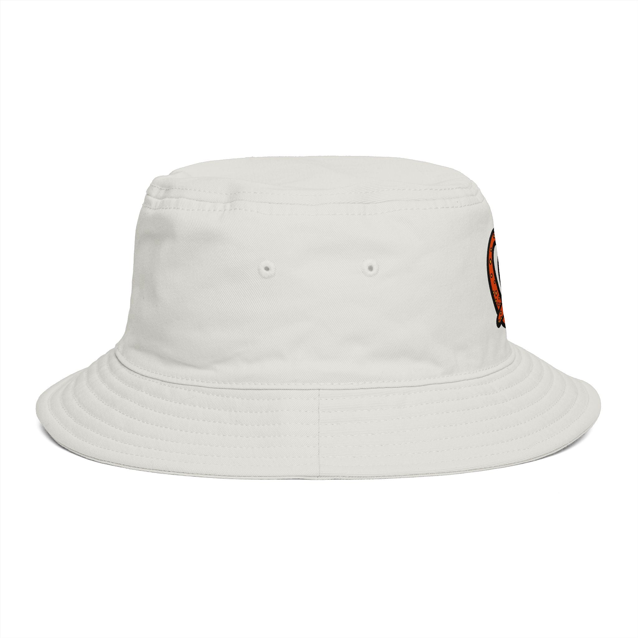 Hand-Drawn Pretzel Illustration Bucket Hat | Snack Food Graphic, Bakery Theme
