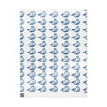 Hand-Drawn Whale Pattern Wrapping Paper | Nautical Ocean Gift Wrap