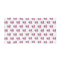 Hand-Drawn Colorful Ice Cream Cone and Cake Pattern Beach Towel | Summer Seaside Print