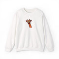 Hand-Drawn Cute Giraffe Neck Illustration Sweatshirt | Minimal Animal Crewneck