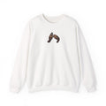 Hand-Drawn Otter and Seashell Sweatshirt | Coastal Animal Illustration