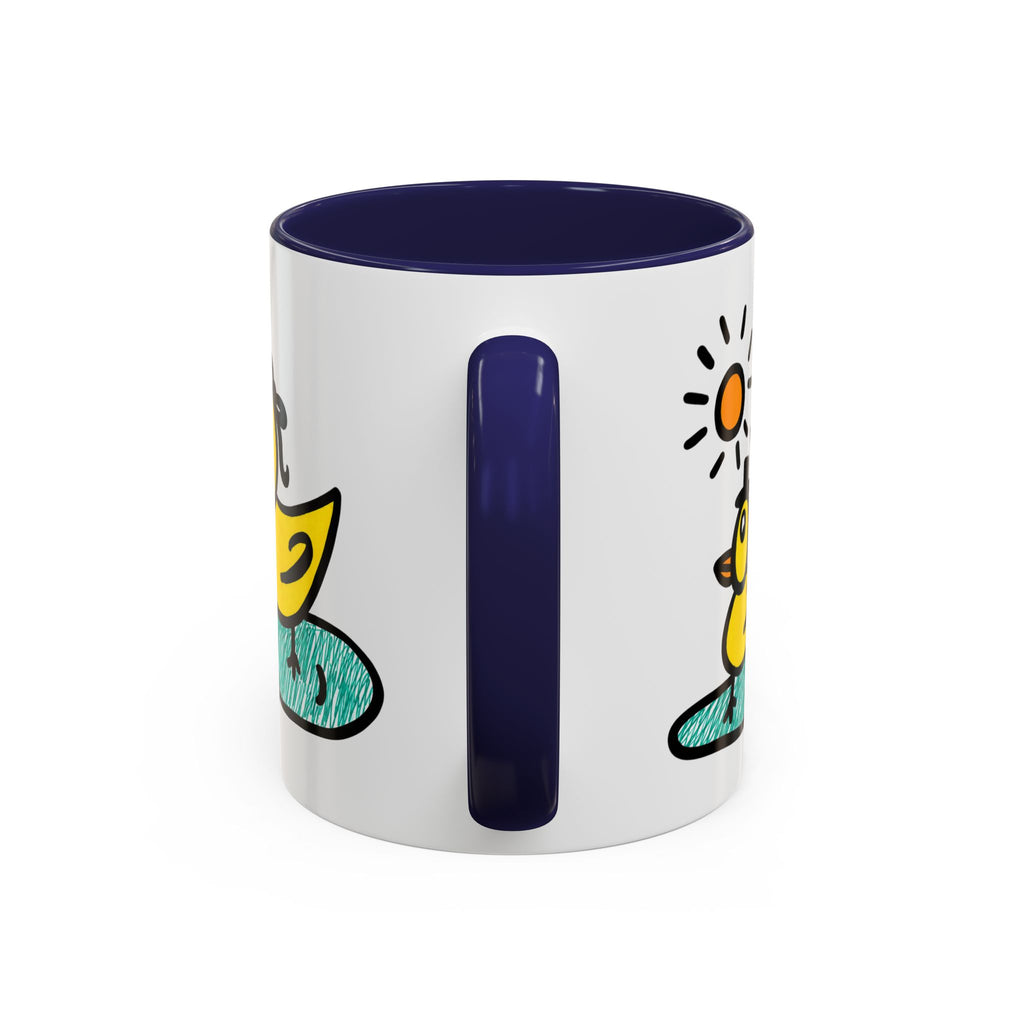 Hand-Drawn Cute Ducks in Pond Mug | Accent Coffee Mug 11oz 15oz