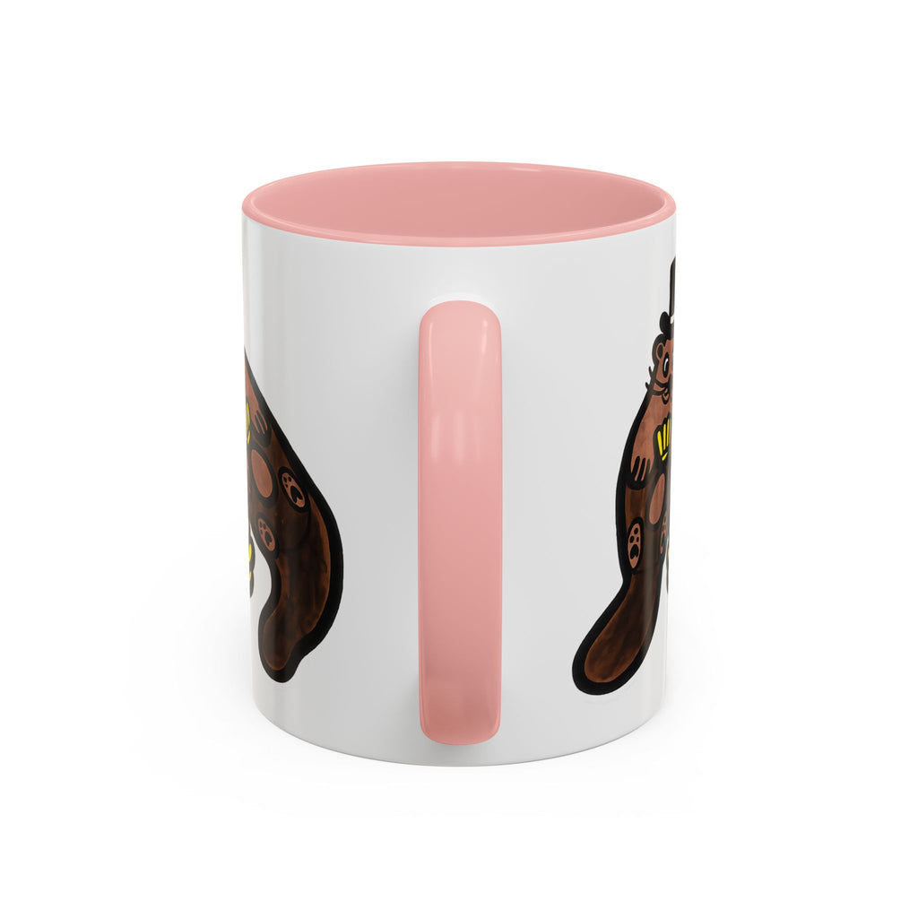 Otter with Top Hat and Shell Mug | Accent Coffee Cup
