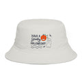 Hand-Drawn Have a Spooky Halloween pumpkin ghost Bucket Hat | Halloween hat
