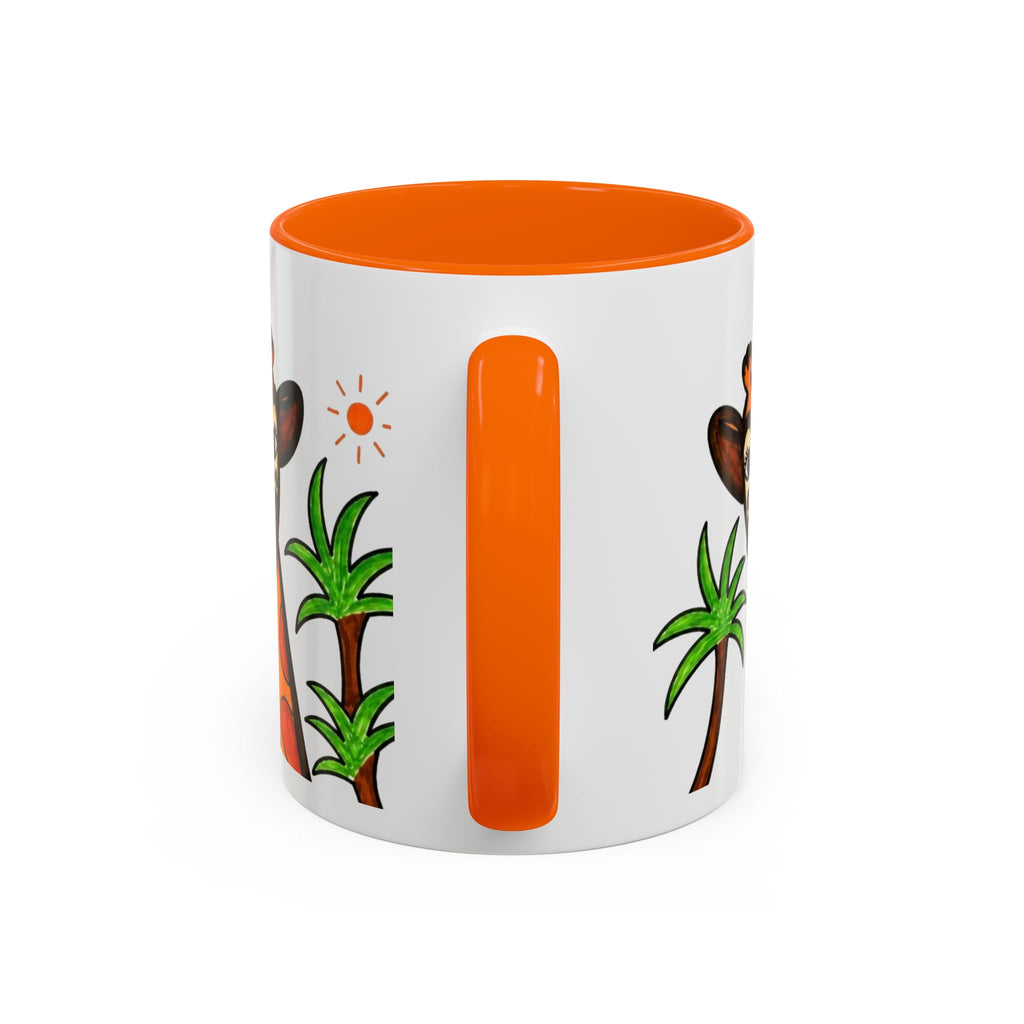 Hand-Drawn Peeking Giraffe Safari Mug | Accent Coffee Mug 11oz 15oz