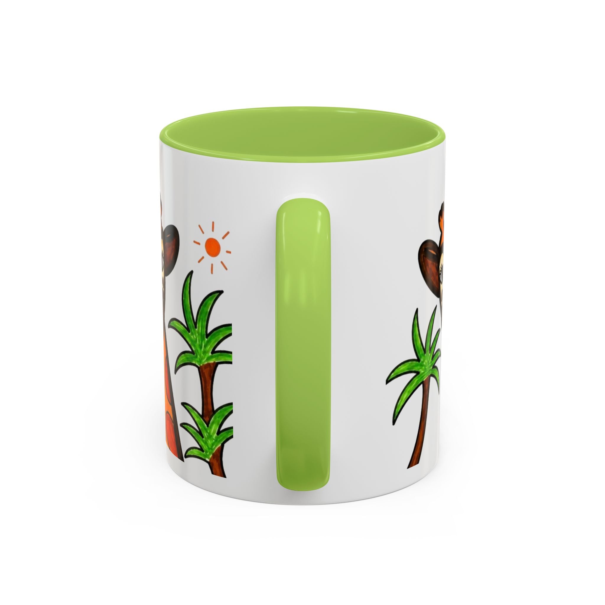 Hand-Drawn Peeking Giraffe Safari Mug | Accent Coffee Mug 11oz 15oz