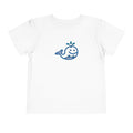 Hand-Drawn Smiling Blue Whale graphic tee Toddler Tee | Cute Ocean Animal