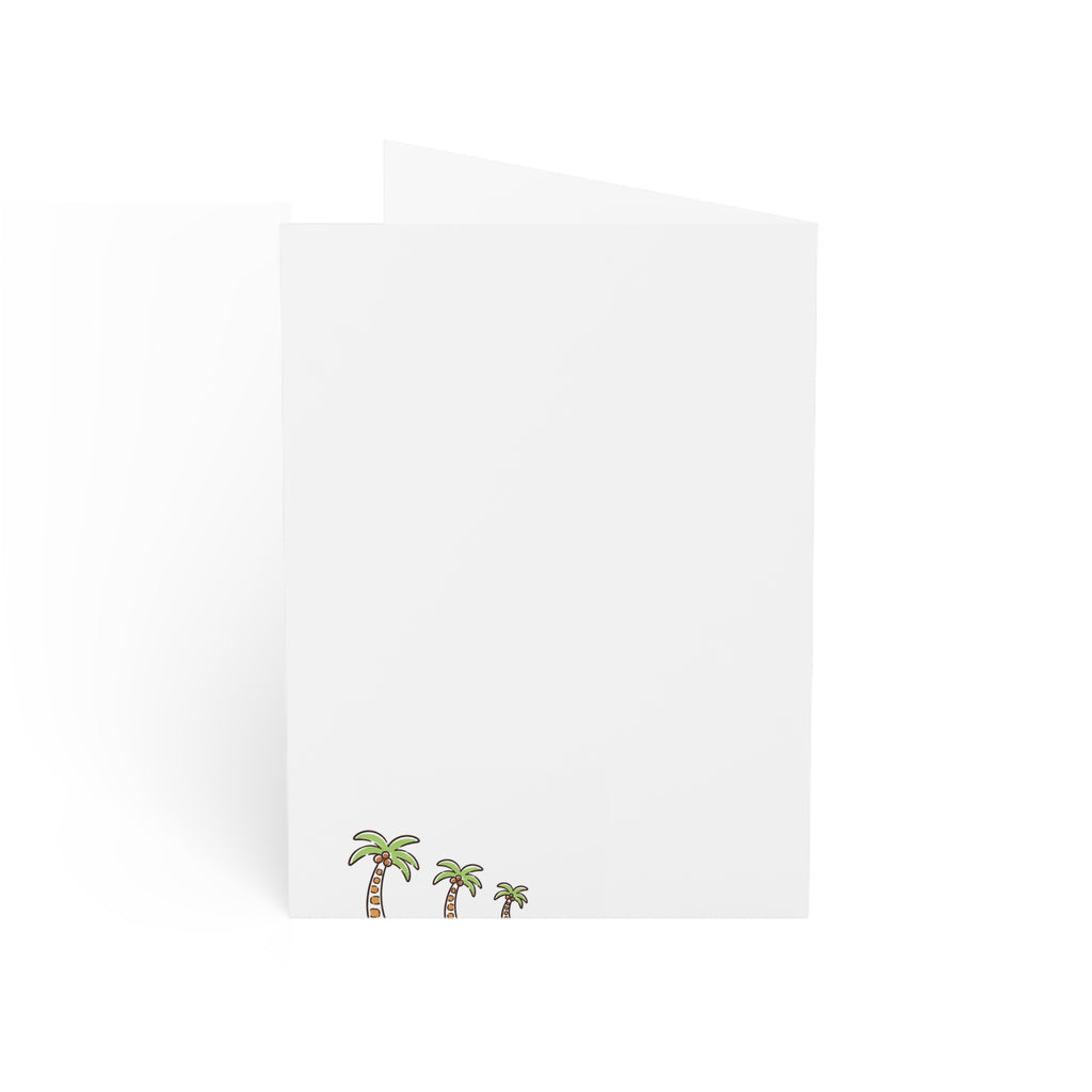 Cute Giraffe Greeting Card, Hand Drawn Safari Card, Whimsical Animal Card, Jungle Animal Card for Friend