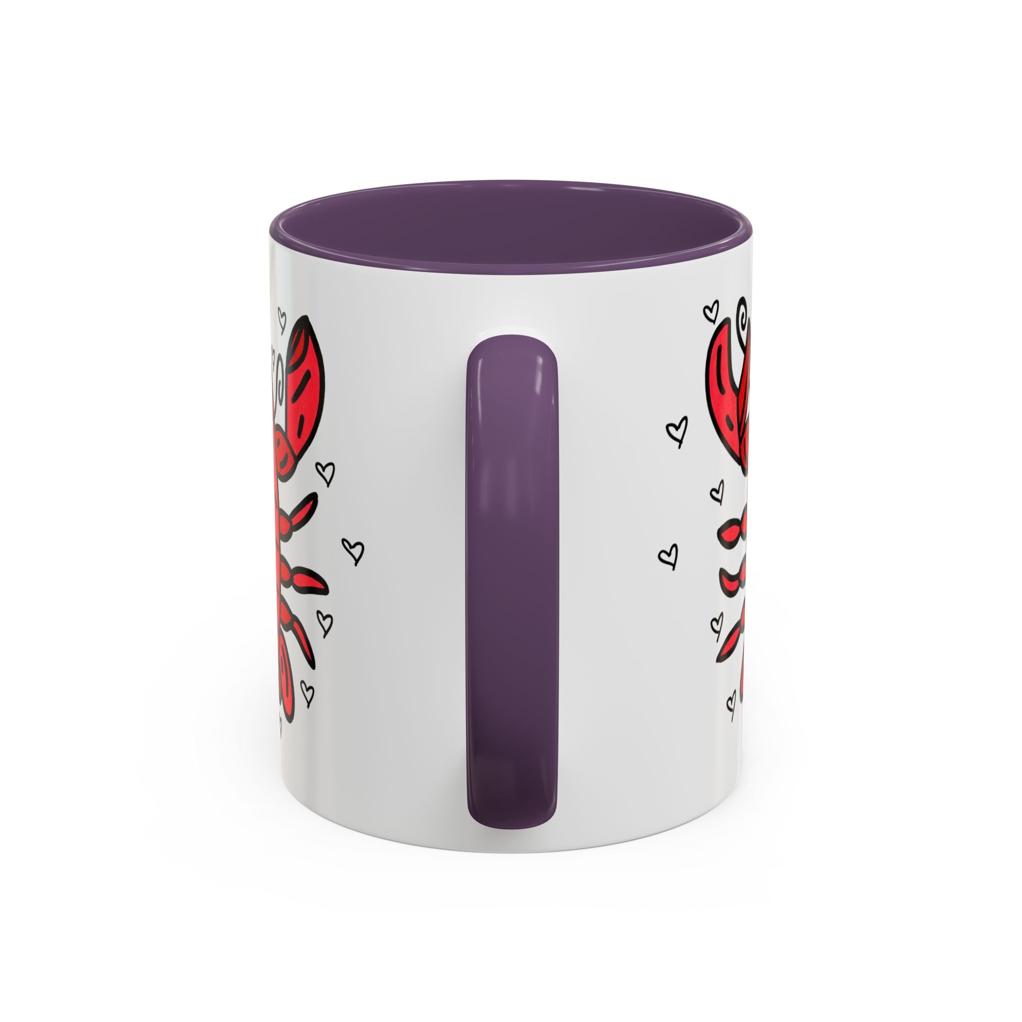 Hand-Drawn Cute Red Lobster Mug | Accent Coffee Mug 11oz 15oz