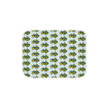 Hand-Drawn Teal and Yellow Teapot and Mug Pattern Sherpa Blanket | Repeating Cozy Tea party Print