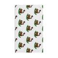 Hand-Drawn Playful Monkey Pattern Hand Towel | Cute Jungle Animal Print