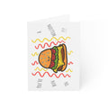 Hand-Drawn Youre a Bun in a Million Cheeseburger Greeting Card