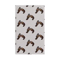 Hand-Drawn Otters Holding Seashells Hand Towel | Cute Cartoon Wildlife Print