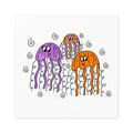 Cute Jellyfish Sticker, Hand Drawn Ocean Vinyl Sticker, Whimsical Coastal Sticker, Cute Sea Life Decal
