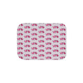 Hand-Drawn Pink Pig Duo Pattern Sherpa Blanket | Cute Repeating Farm Animal Design