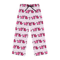 Hand-Drawn Cute Pink Pig Pattern Pajama Pants | All-Over Print Lounge Pants