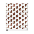 Hand-Drawn Cute Brown Squirrel Pattern Wrapping Paper | Repeat Animal Print