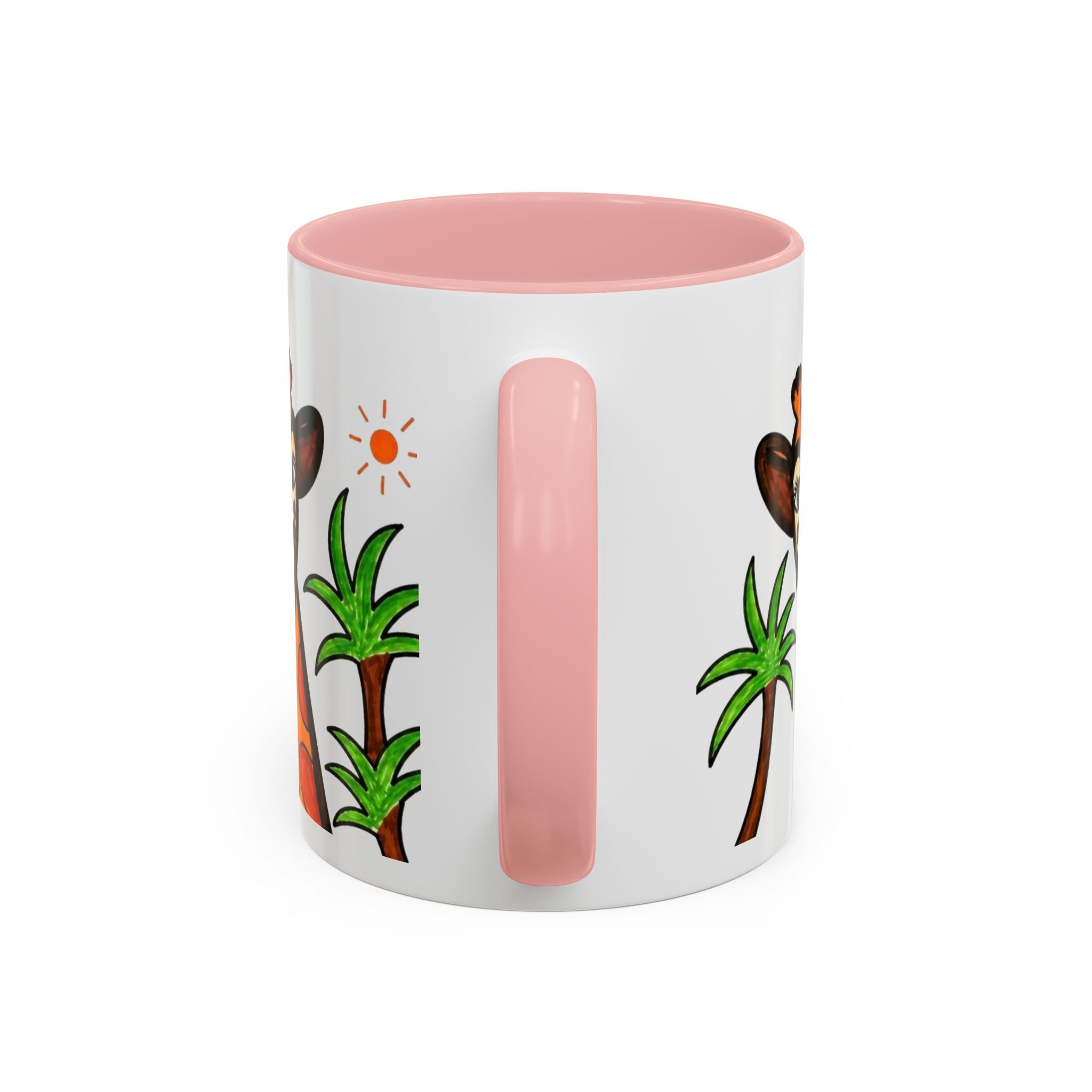 Hand-Drawn Peeking Giraffe Safari Mug | Accent Coffee Mug 11oz 15oz