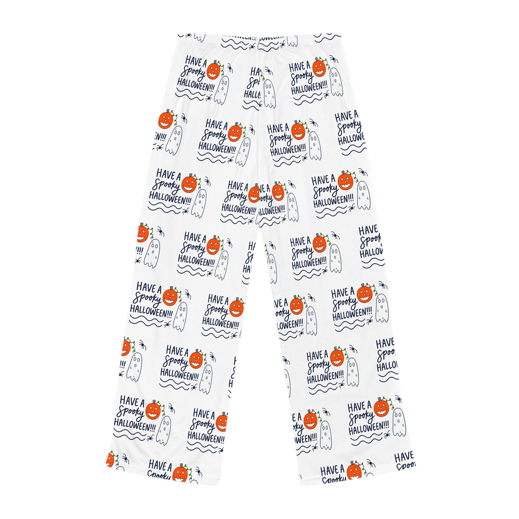 Hand-Drawn Have a Spooky Halloween Pattern Pajama Pants | Halloween Pajama Pants
