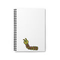 Hand-Drawn Cute Cartoon Caterpillar Spiral Notebook | Ruled Notebook