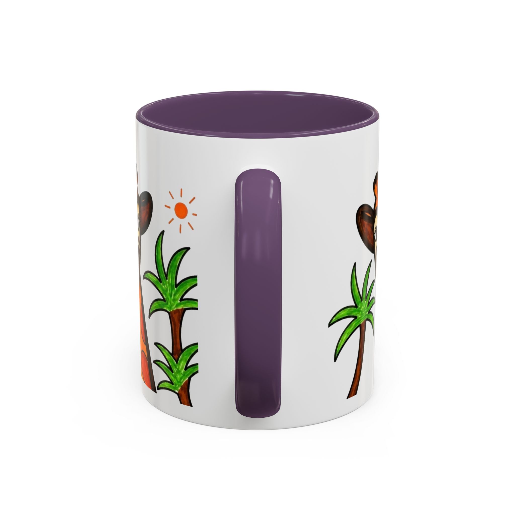 Hand-Drawn Peeking Giraffe Safari Mug | Accent Coffee Mug 11oz 15oz