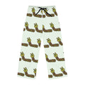 Hand-Drawn Cute Cartoon Caterpillar Pajama Pants | All-Over Print