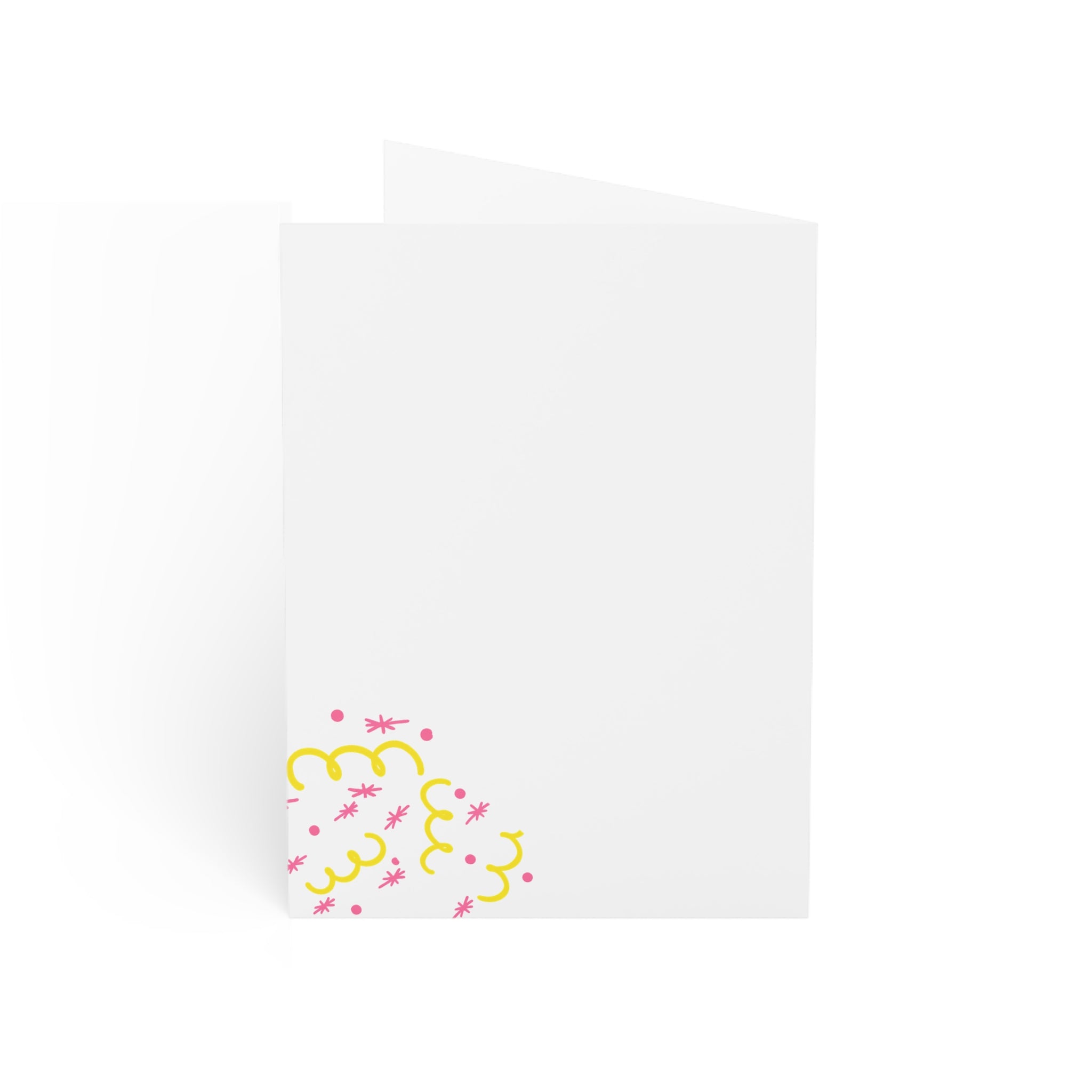 Hand-Drawn Mailbox Surprise Greeting Card | Cheerful Mailbox Illustration, Blank Inside