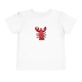 Hand-Drawn Cute Red Lobster Toddler Tee | Kids Sea Life Shirt