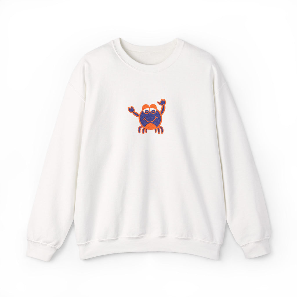 Hand-Drawn Cute Crab sweatshirt | Small Chest Crab Illustration