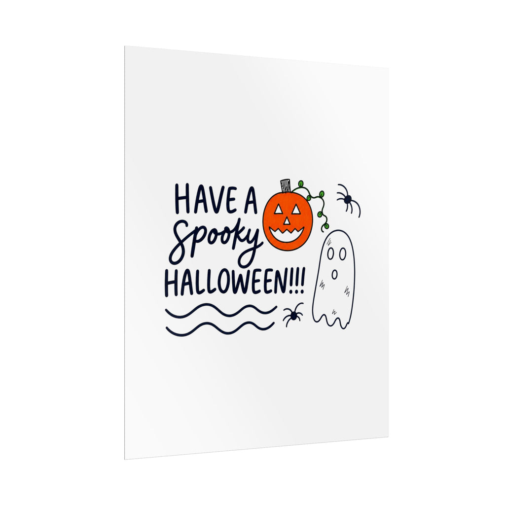 Hand-Drawn Have a Spooky Halloween Poster | Rolled Halloween Wall Art