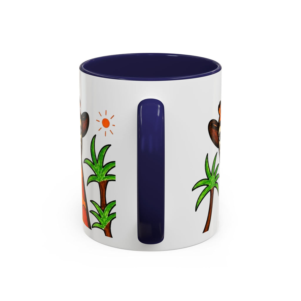 Hand-Drawn Peeking Giraffe Safari Mug | Accent Coffee Mug 11oz 15oz